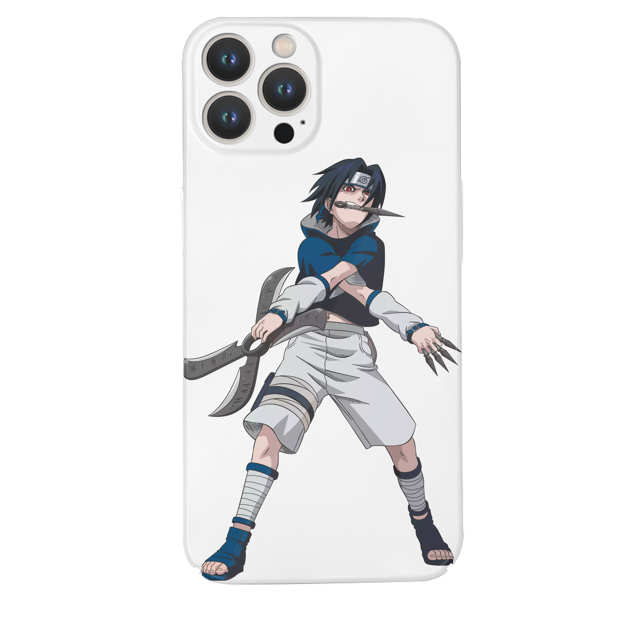 （画像用） NARUTO -ナルト- うちは サスケ Uchiha Sasuke 【iPhone 14シリーズ対応】ハードケース